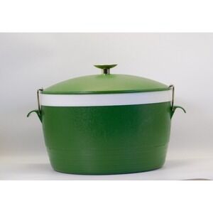 Vintage Sun Frost Green Therm-O-Ware Insulated 2 Qt Cooler, Ice Bucket